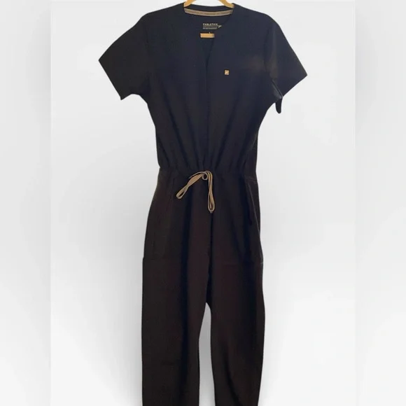 Fabletics Black Scrub Jumpsuit - Picture 3 of 11